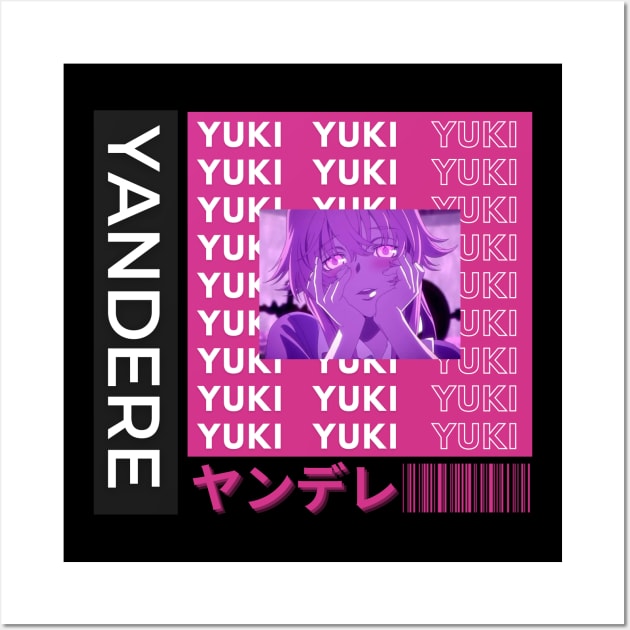 Yandere Yuno Wall Art by Otakuman Shop